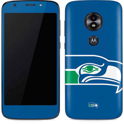 NFL Seattle Seahawks Retro Logo Moto E5 Play Skin